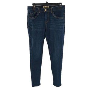 Democracy Jeans Blue Denim Dark Wash Ab Technology Skinny Womens Size 4